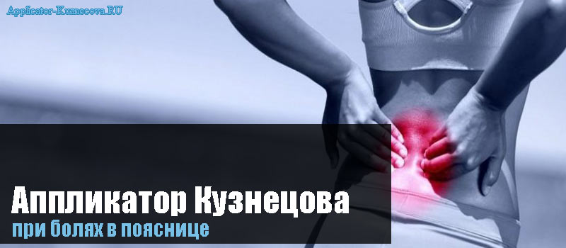 Аппликатор Кузнецова при болях в пояснице Аппликатор Кузнецова при болях в пояснице